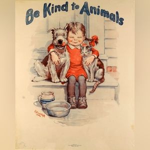 BE KIND TO ANIMALS-MAKE AN OFFER